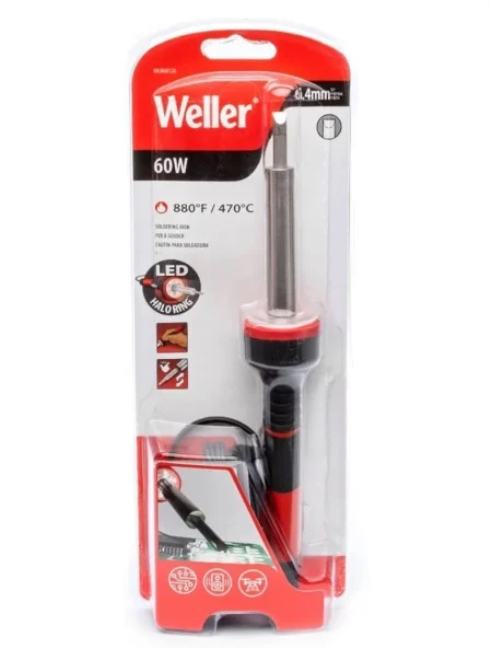 Weller 60W Soldering Iron with LED Halo Ring for Precision Control WLIR6012A